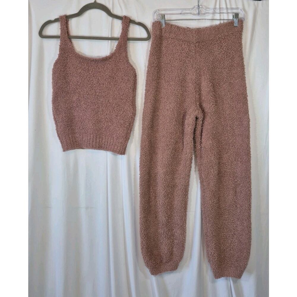 Skims Cozy Knit Brown Collection Set Small - Picture 2 of 13